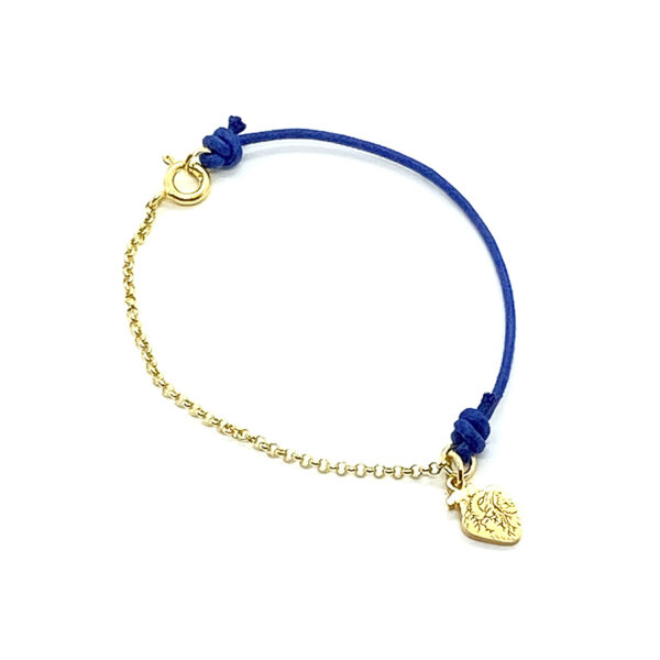 Bracciale VICEVERSA con cordino blu