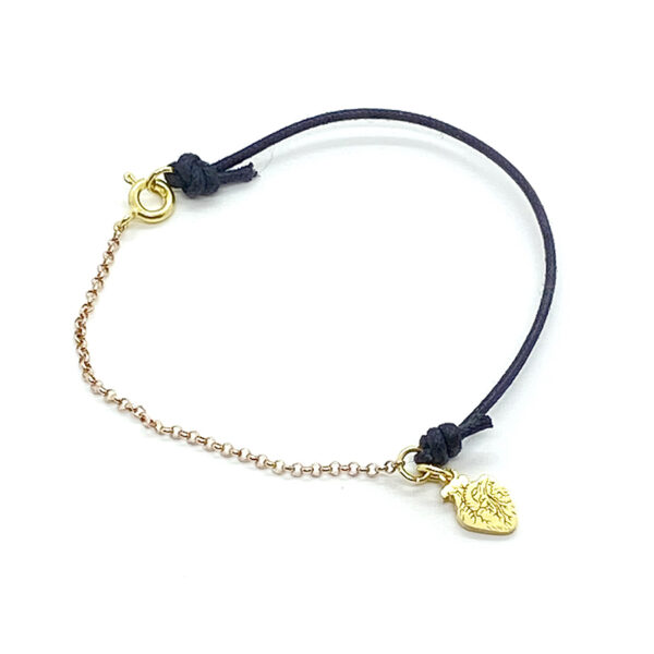 Bracciale VICEVERSA con cordino nero