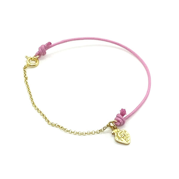 Bracciale VICEVERSA con cordino rosa