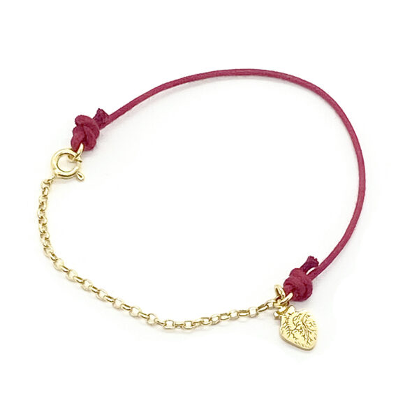 Bracciale VICEVERSA con cordino rosso