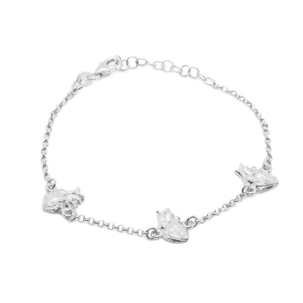 Bracciale 3 Anatomique argento