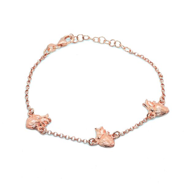 Bracciale 3 Anatomique oro rosa