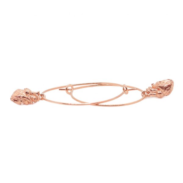 Hoops slim 3 cm Anatomique oro rosa