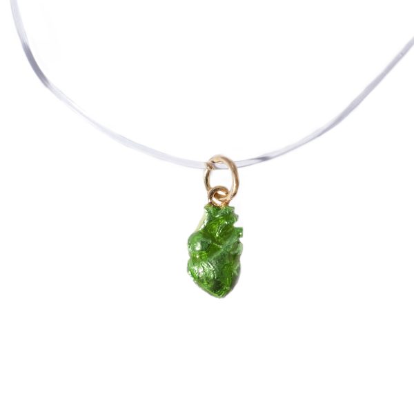 Collana Invisible Anatomique Oro - Verde