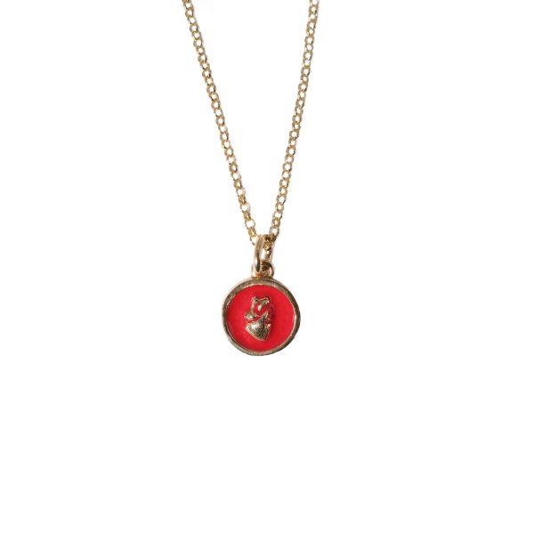 Collana Petite Anatomique Oro - Rosso