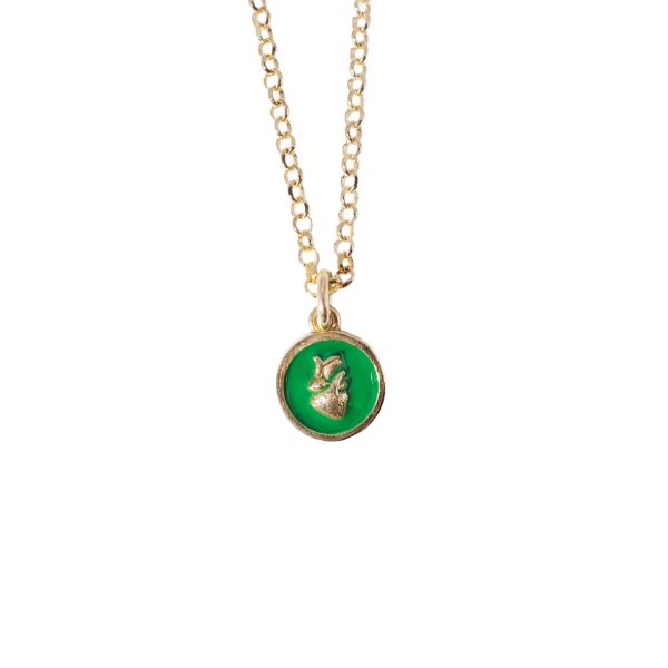 Collana Petite Anatomique Oro - Verde